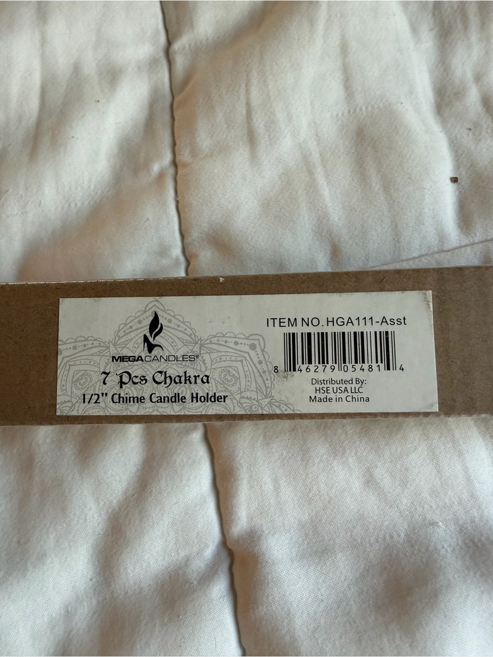 NWT megacandles chakra chime spell candle and 1/2” candle holder bundle set - Picture 5 of 6
